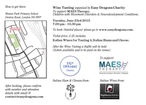 Flyer - Wine Tasting Event 23 June page 2 infomation