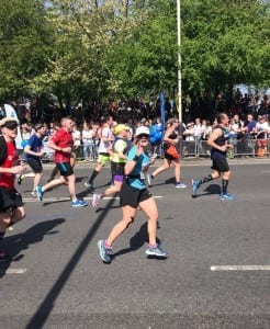 Portia runs London Marathon 2018 for MAES Therapy