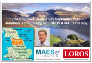 Jonathan Salsbury, Developmental Director MAES Therapy International - fundraising for MAES & LOROS