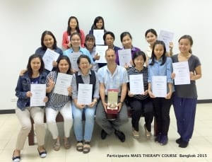 Participants-MAES Therapy Course, Bangkok Spring 2015