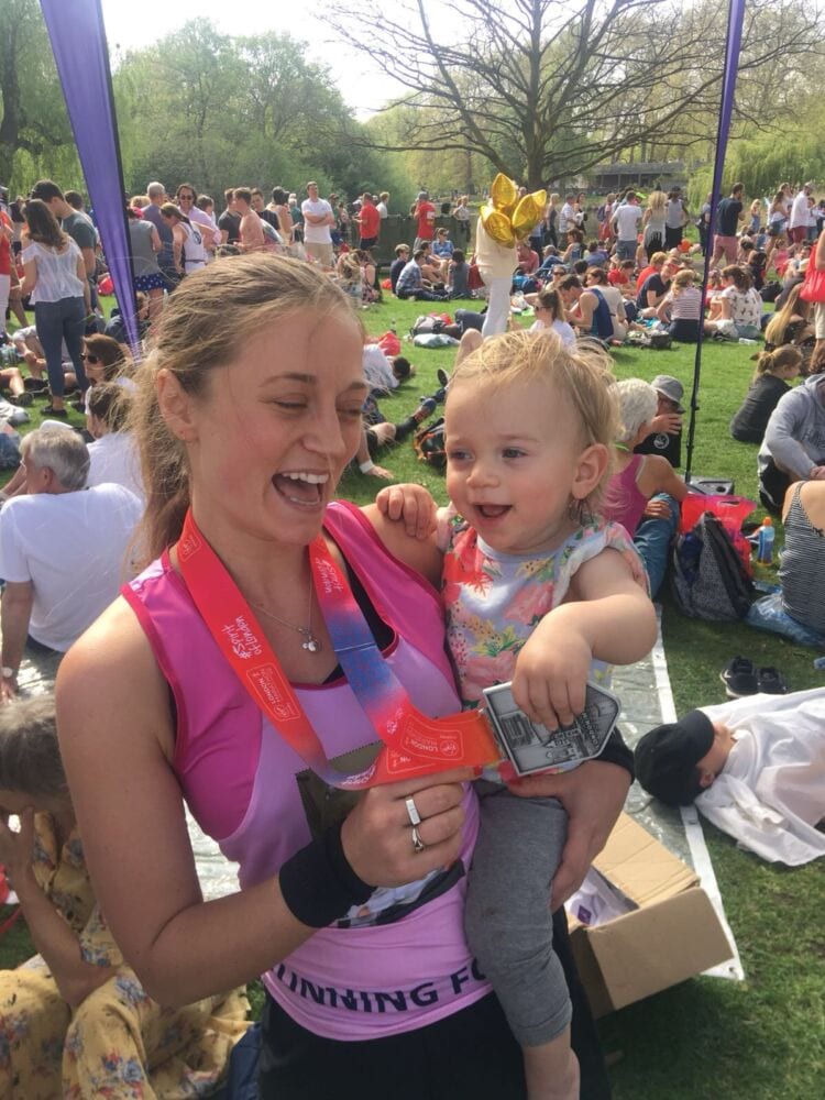 Portia runs London Marathon for MAES Therapy!