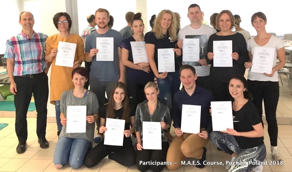 M.A.E.S. Therapy Course - advanced and highly specialised ‘hands-on’ treatment for children with CP Paediatric Therapists training course, Poland