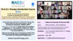 MAES Introduction Course, 2-Days Online 25-26 Feb.2022