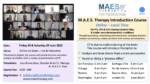 2-Day MAES Introduction Course ONLINE 24 and 25 June 2022