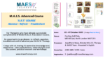 MAES A.R.T. Course London Oct.2022 F2F