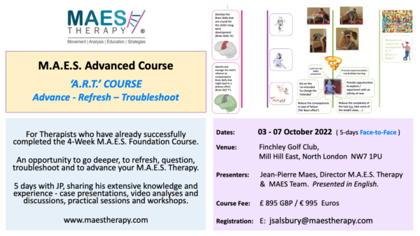 MAES  A.R.T. Course London  Oct.2022  F2F