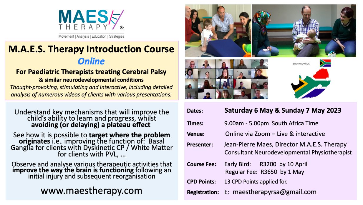 MAES Introduction Course Online - South Africa 6&7 May 2023