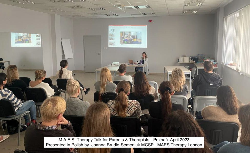 M.A.E.S. Therapy Talk for Parents & Therapists - Poznań April 2023