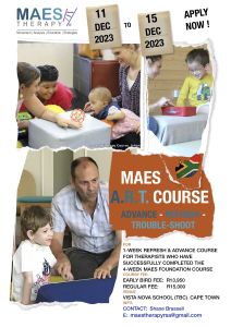 MAES A.R.T. Course, Cape Town 11-15 Dec. 2023