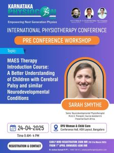 M.A.E.S. Therapy International - Karnataka Physiocon 2025 Bengaluru, INDIA