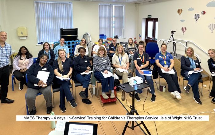 MAES Therapy - 4 days ‘In-Service’ Training for Children’s Therapies Service, Isle of Wight NHS Trust