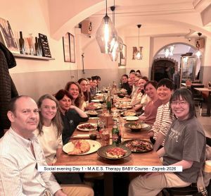 03 Social evening Day 1 M.A.E.S. Therapy BABY Course Zagreb 2026 i