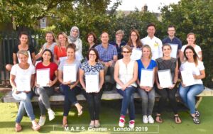 2019 Participants with Certificates M.A.E.S. Course London 2019