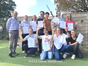 2022 i Participants with Certificates M.A.E.S. Course London Summer 2022