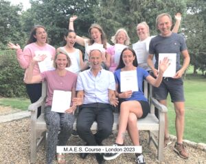 2023 Participants with Certificates M.A.E.S. Course London 2023