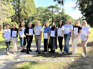 2025 Participants with Certificates MAES Foundation Course London 2025