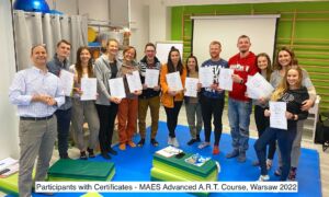 1 Participants with Certificates MAES Advanced A.R.T. Course Warsaw 2022
