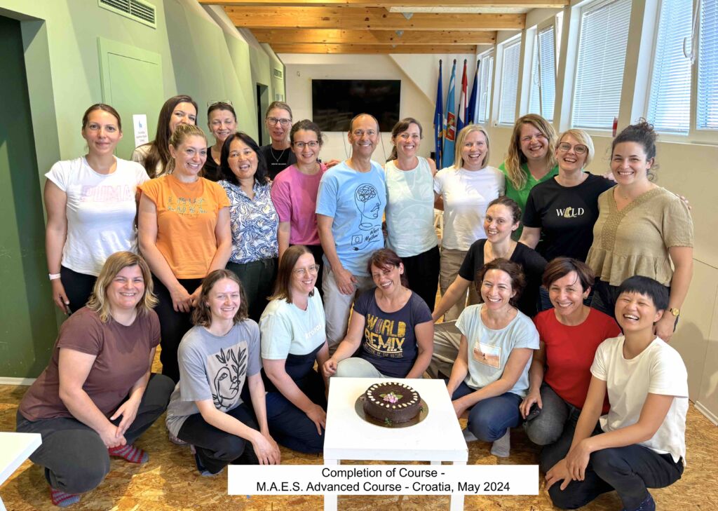 2 End of Course M.A.E.S. Therapy Advanced Course Croatia May 2024